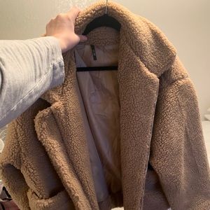 Oversized Teddy Borg Jacket